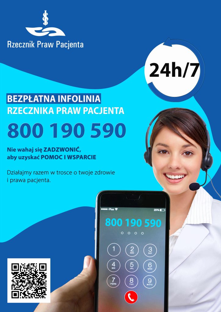 Rzecznik Praw Pacjenta - infolinia