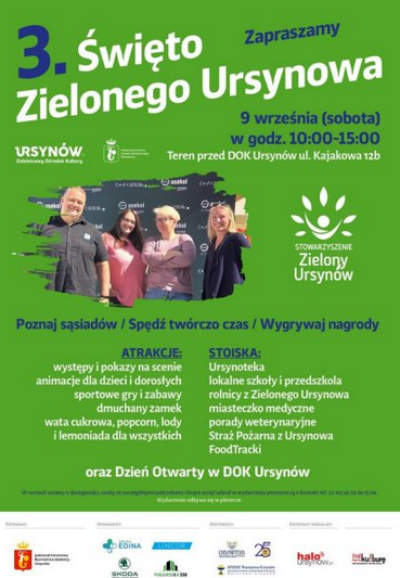 Plakat - Święto zielonego Ursynowa