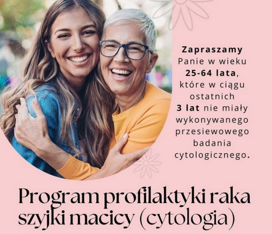 Plakat - Program profilaktyki raka szyjki macicy ( cytologia )
