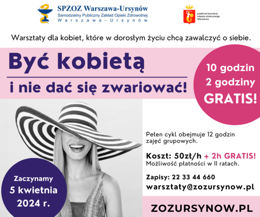 Plakat - Warsztaty "Być kobieta"