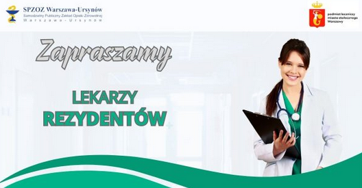 Baner - Zapraszamy Lekarzy rezydentów