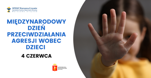 Plakat - Międzynarodowy dzień przeciwdziałania agresji wobec dzieci
