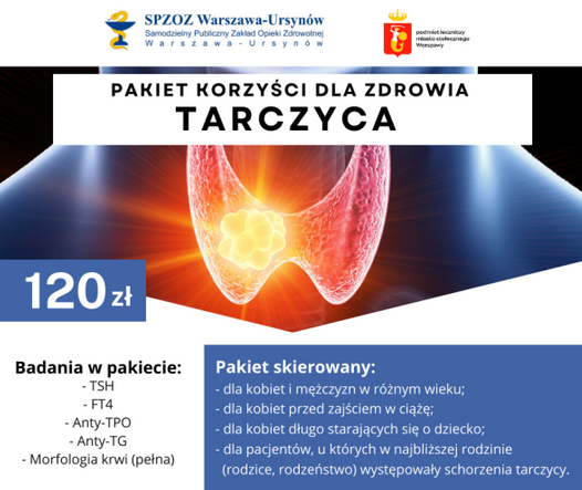 Plakat - Pakiet korzyści dla zdrowia - tarczyca