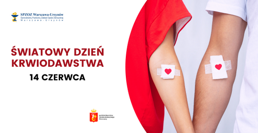 Plakat - Światowy dzień krwiodawstwa