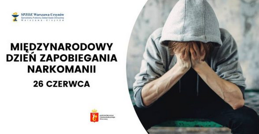 Plakat -Międzynarodowy dzień zapobiegania narkomanii