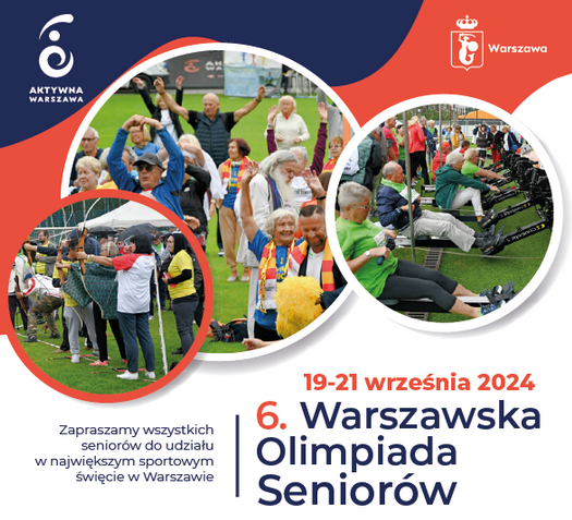 Plakat - Warszawska olimpiada seniorów