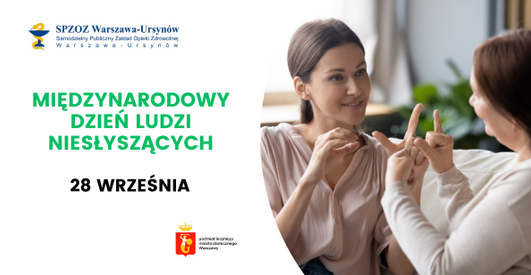 Plakat - Międzynarodowy dzień ludzi niesłyszących