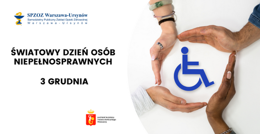 Plakat - Światowy dzień osób niepełnosprawnych