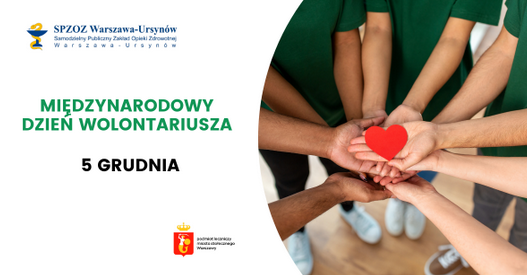 Plakat - Światowy dzień wolontariusza