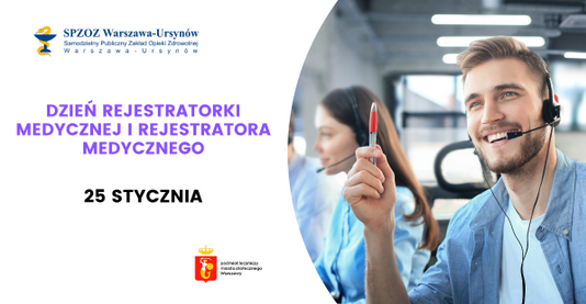 Plakat - Dzień rejestratorki medycznej i rejestratora medycznego