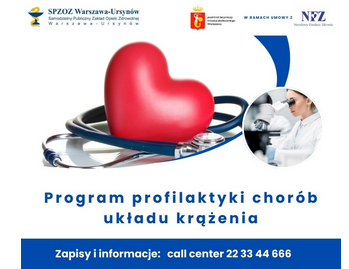 Plakat - Program profilaktyki chorób układu krążenia