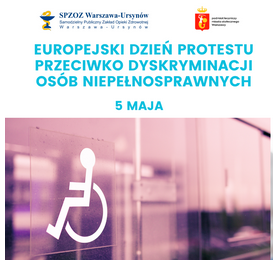 Plakat - Europejski dzień protestu przeciwko dyskryminacji osób niepełnosprawnych