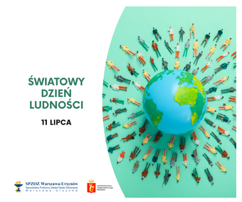 Plakat - Światowy dzień ludności