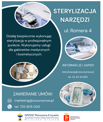 Plakat - Sterylizacja narzędzi