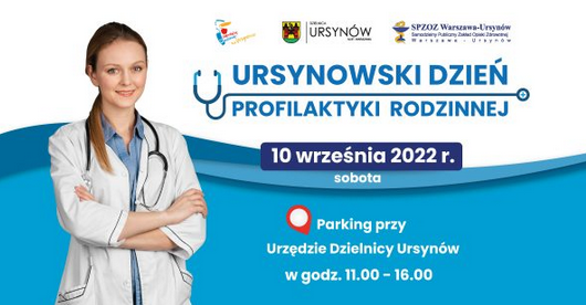 Plakat - Ursynowski dzień profilaktyki rodzinnej