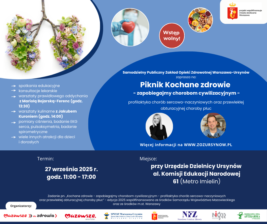 Plakat - Piknik "Kochane zdrowie"