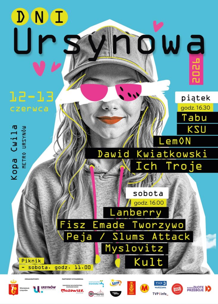 Plakat informujący o Dniach Ursynowa